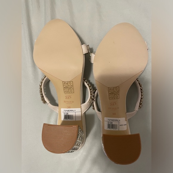 Dune Merrily White Mid-Heel - Picture 4 of 6